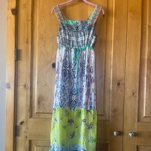 Johnny Was Long Dress Size Small